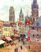 Camille Pissarro Rouen, Rue de l Epicerie Germany oil painting artist